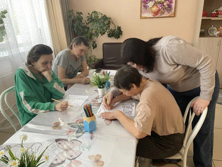 «Штриховка цветными карандашами»